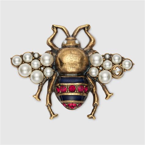 gucci bumblebee brooch|gucci brooch sale.